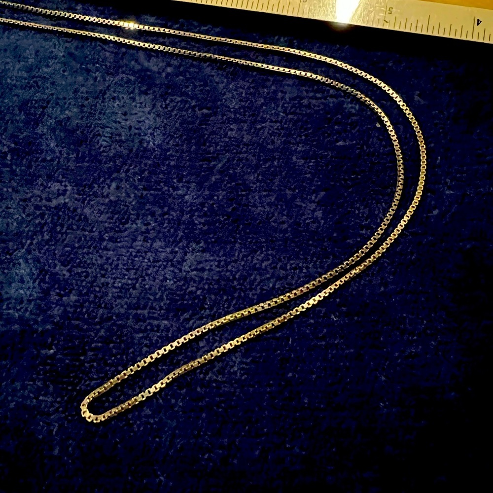 24 inch silver box chain